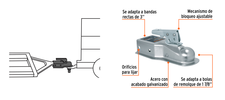ACOPLADOR PARA BOLA-20 44443 TRUPER
