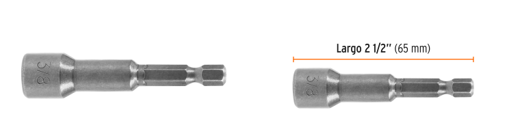 ADAPTADOR MAGNÉTICO DE 3/8" PARA TALADRO 12940 TRUPER
