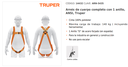 ARNES DE CUERPO COMPLETO 1 ANILLO 14432 TRUPER