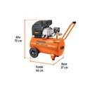 KIT DE COMPRESOR DE AIRE LUBRICADO DE 50 LITROS 3-1/2 HP 16095 TRUPER