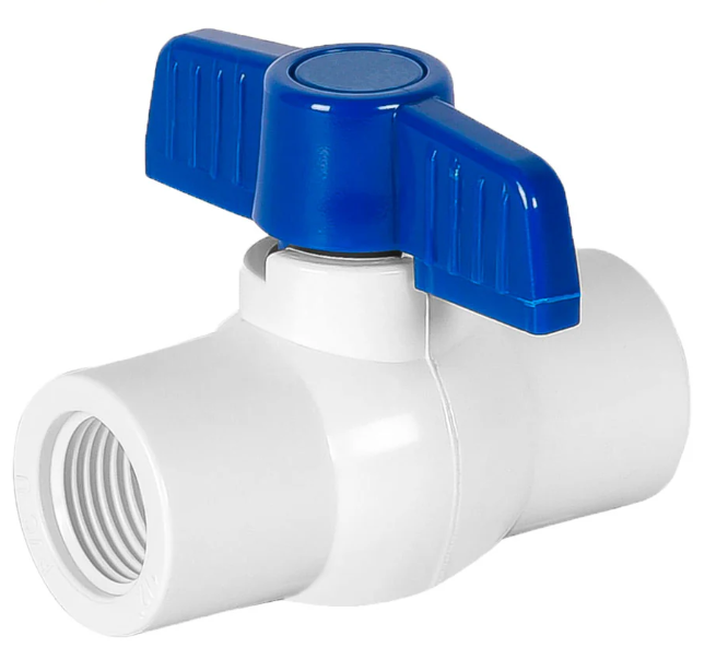 LLAVE DE BOLA PVC 1 1/4 C/ROSCA