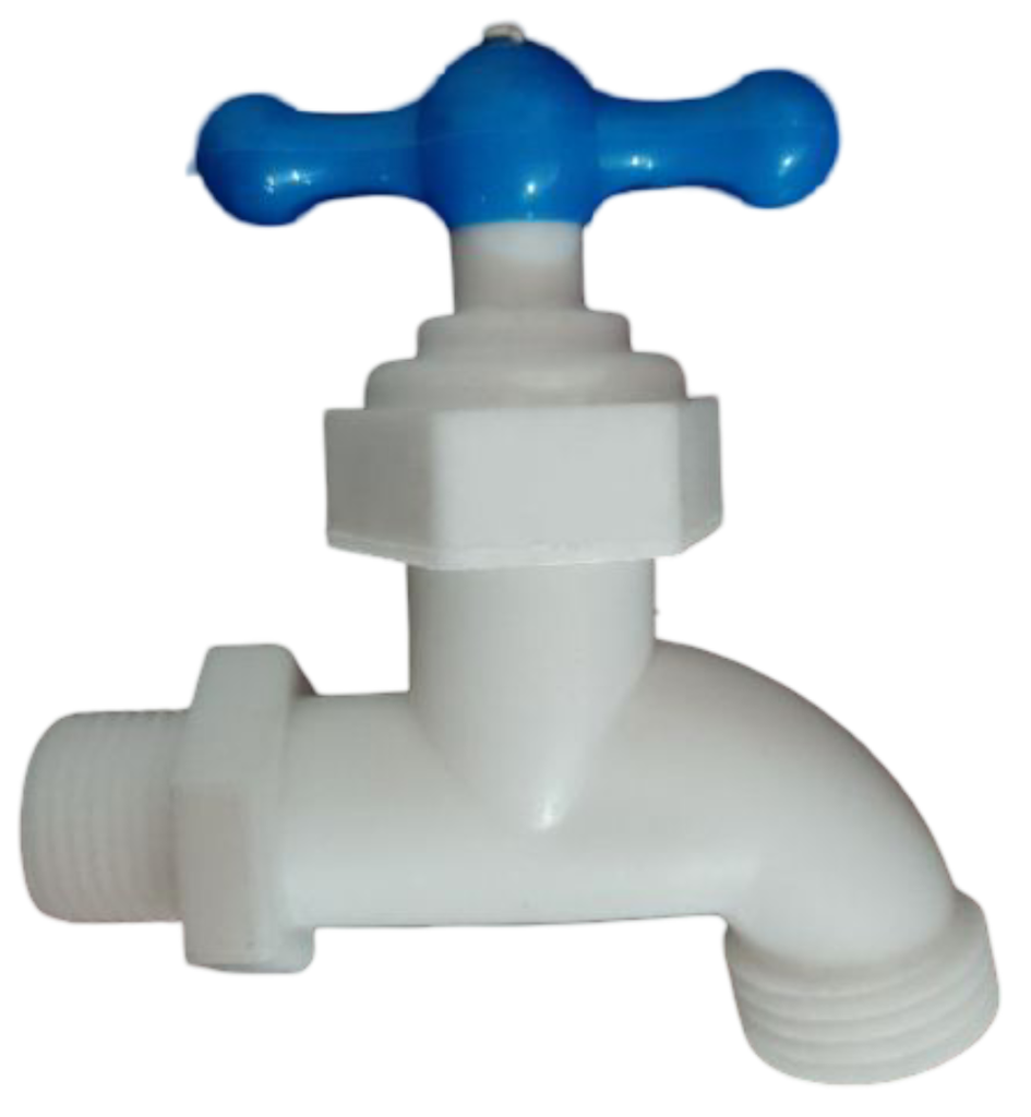 LLAVE DE CHORRO #13 PVC C/ROSCA DE 1/2"