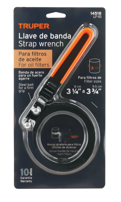 LLAVE P/FILTRO DE ACEITE DE 1000 14518 TRUPER
