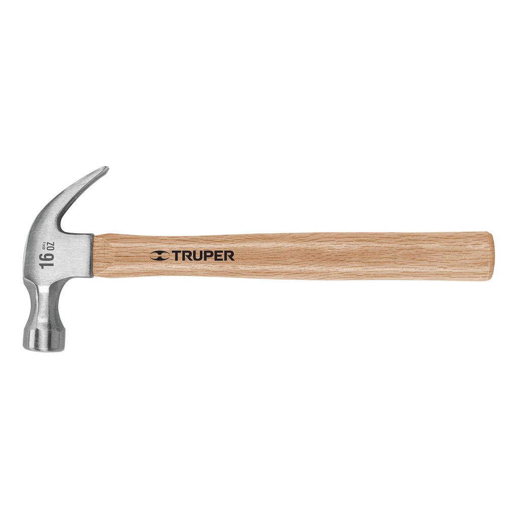 MARTILLO DE UÑA CURVA 16 OZ GRANALLADO 16752 TRUPER