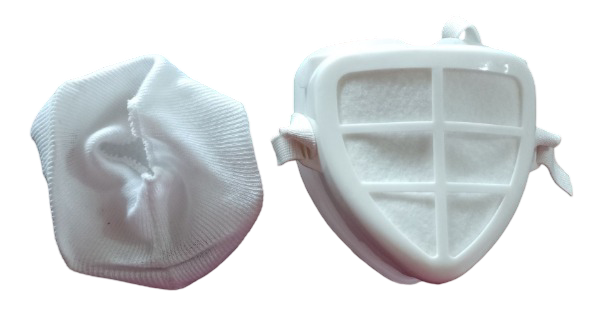 MASCARILLA PLASTICA CON UN FILTRO 2600