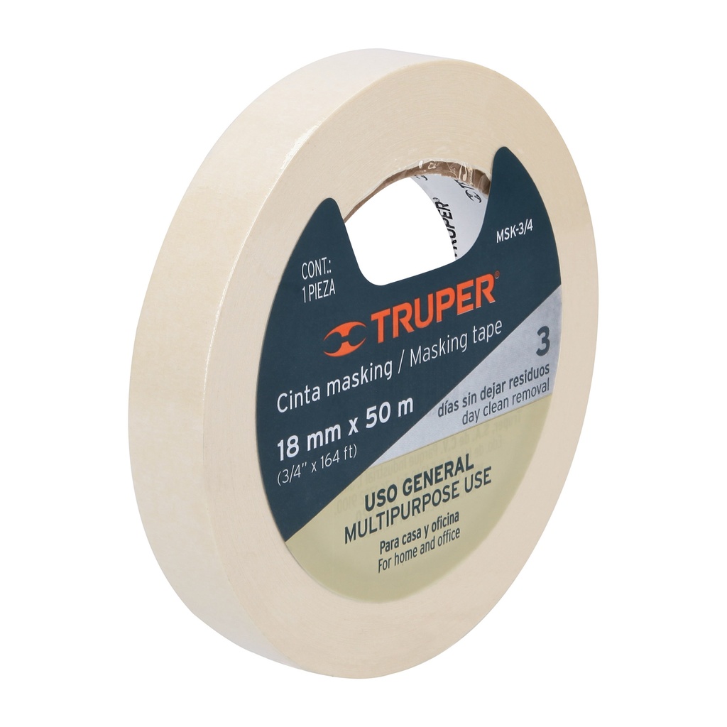 MASKING TAPE 3/4" X 50M 12590 TRUPER