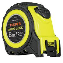 METRO AUTO LOCK DE 8 M, CINTA 1" 10749 TRUPER