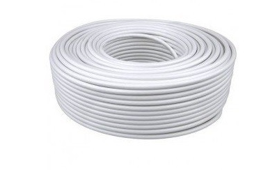 METRO CABLE COAXIAL RG6 BLANCO
