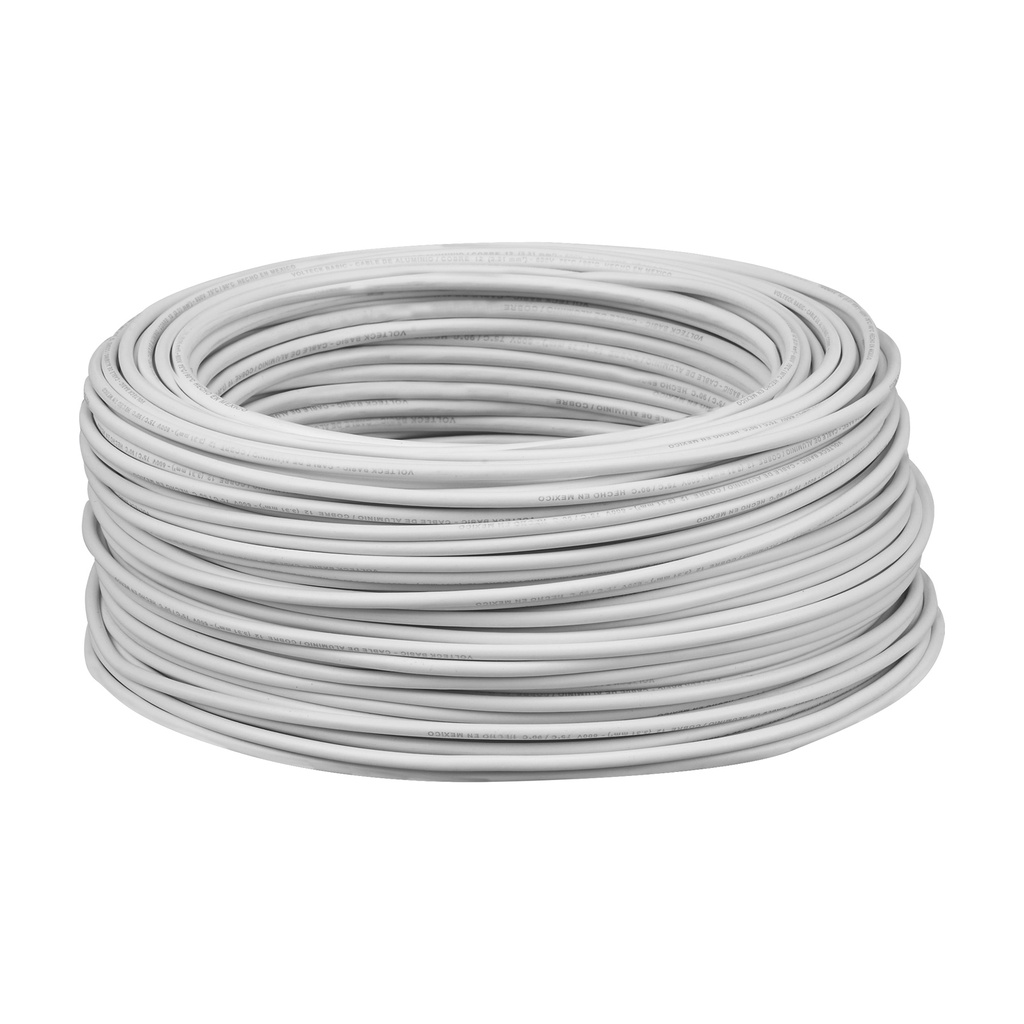 METRO CABLE ELECTRICO THHN #12 BLANCO