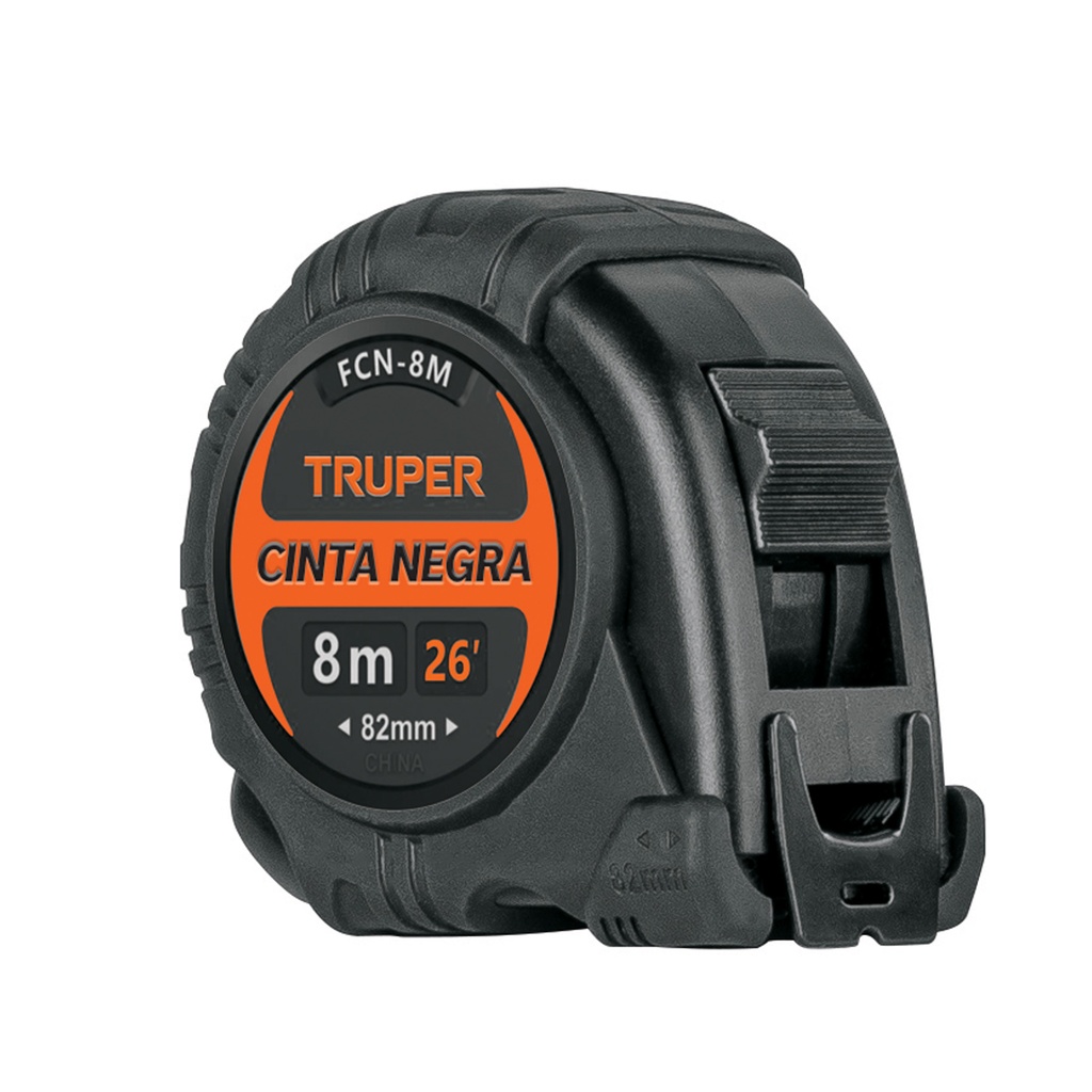 METRO CONTRA IMPACTOS CINTA NEGRA X-ANCHA 27MM 8M 11747 TRUPER