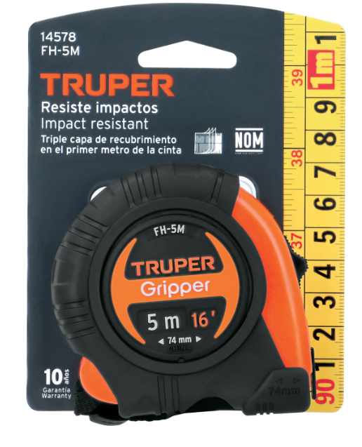 METRO DE 5MTS CONTRA IMPACTO 14578 TRUPER