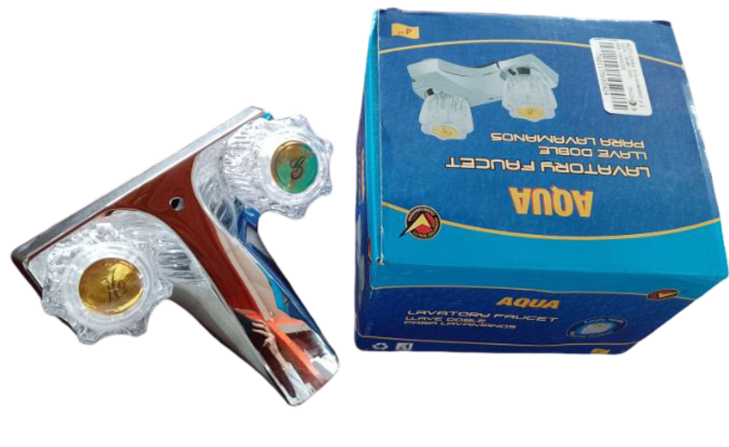 MEZCLADORA P/LAVAMANOS CROMO 984. AQUA