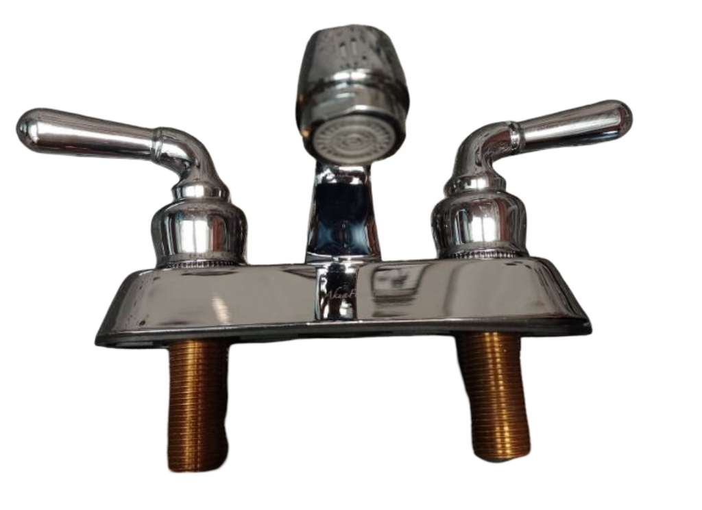 MEZCLADORA PARA LAVAMANOS METAL C/MANIJA DE PALANCA