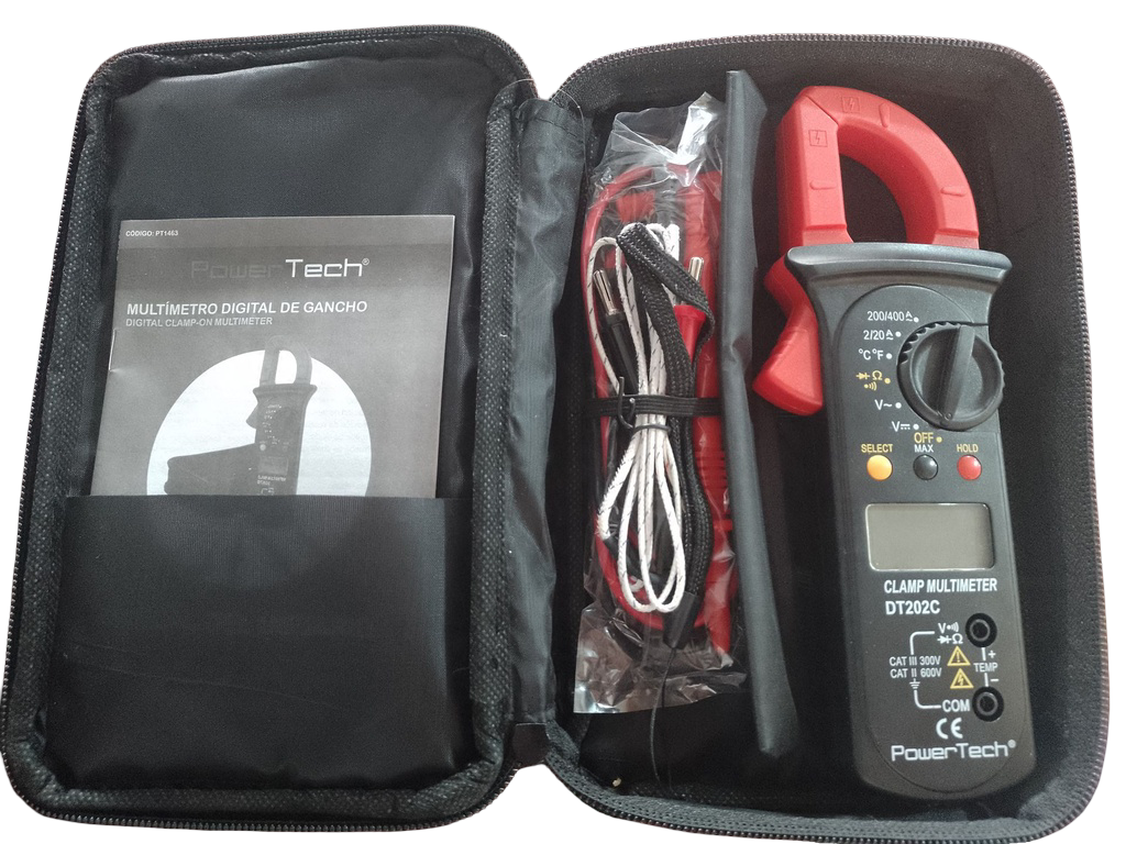 MULTIMETRO DIGITAL DE GANCHO - INDUSTRIAL