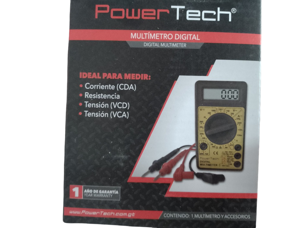 MULTIMETRO DIGITAL PT1461 POWER TECH