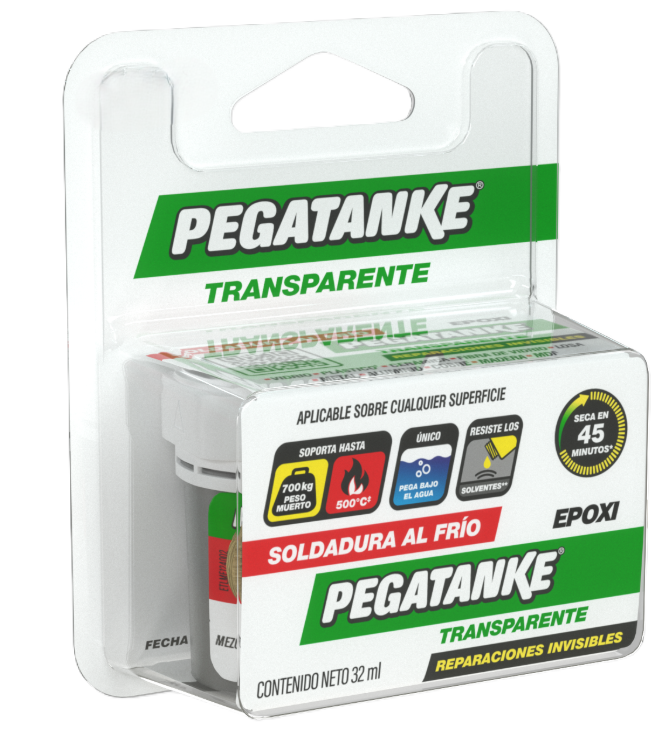 PEGATANKE TRANSPARENTE 700KG 500GRD