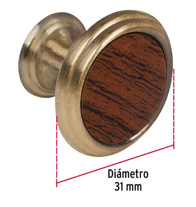 PERILLA,LATON ANTIGUO,CON INSERTO ESTILO 43813