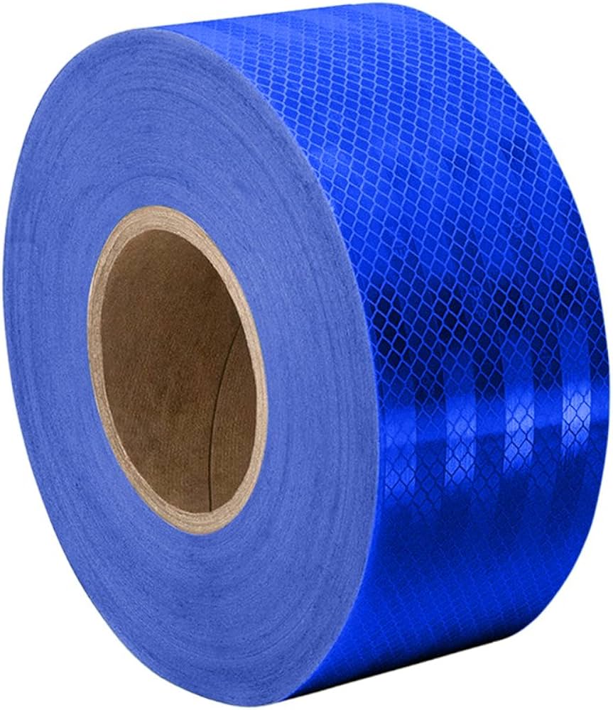 PIE CINTA REFLECTIVA 2" AZUL 3M