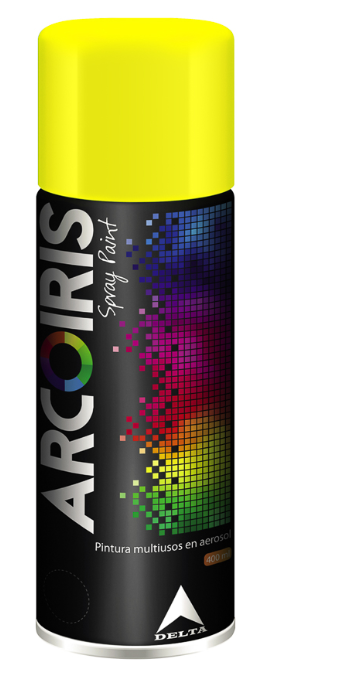 PINTURA SPRAY AMARILLO ARCOIRIS
