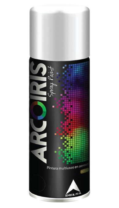 PINTURA SPRAY BLANCO BRILLANTE ARCOIRIS