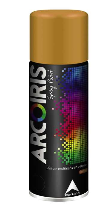 PINTURA SPRAY DORADO 400 ML ARCOIRIS