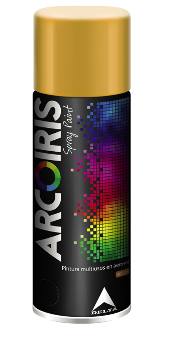 PINTURA SPRAY ORO 400 ML ARCOIRIS