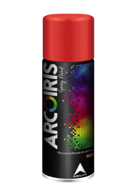 PINTURA SPRAY ROJO 400 ML ARCOIRIS