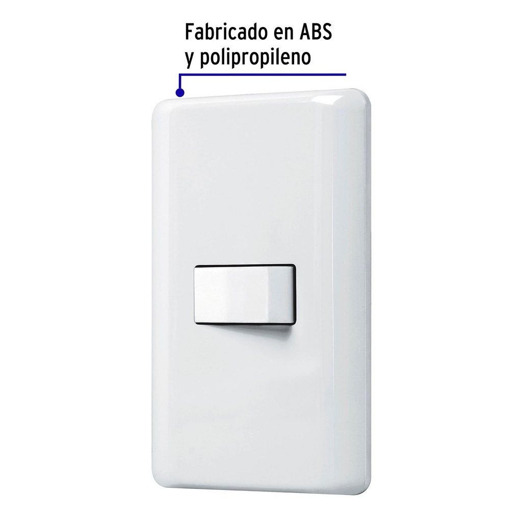 PLACA CON INTERRUPTOR 3 VIAS 25084 VOLTECK