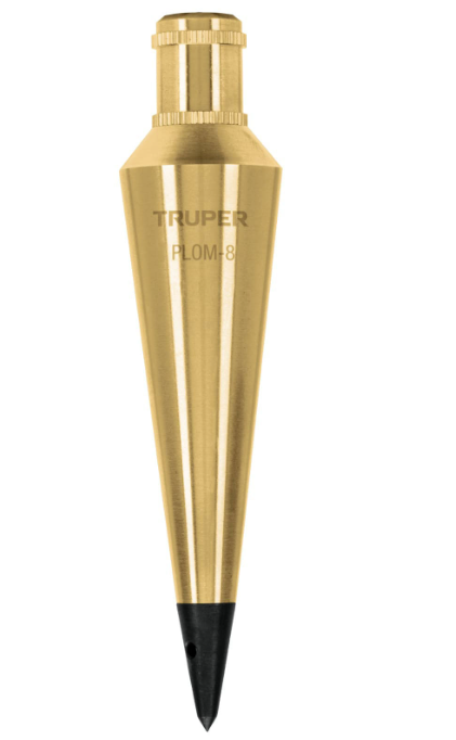 PLOMADA  DE BRONCE P/TOPOGRAFO 8 OZ 17070 TRUPER