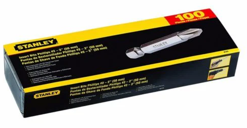 PUNTA DESAR (+) #2X2" (100) 68-076 STANLEY