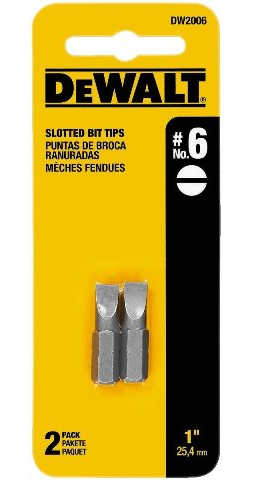 PUNTA PLANA NO.6 DW2006 DEWALT