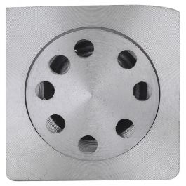 REPOSADERA DE ALUMINIO CUADRADA DE 2 X 2 REP-AP2 KUVAL