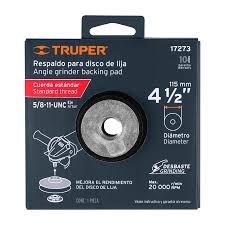 RESPALDO DISCO DE LIJA 4-1/2" ROSCA STD 17273 TRUPER