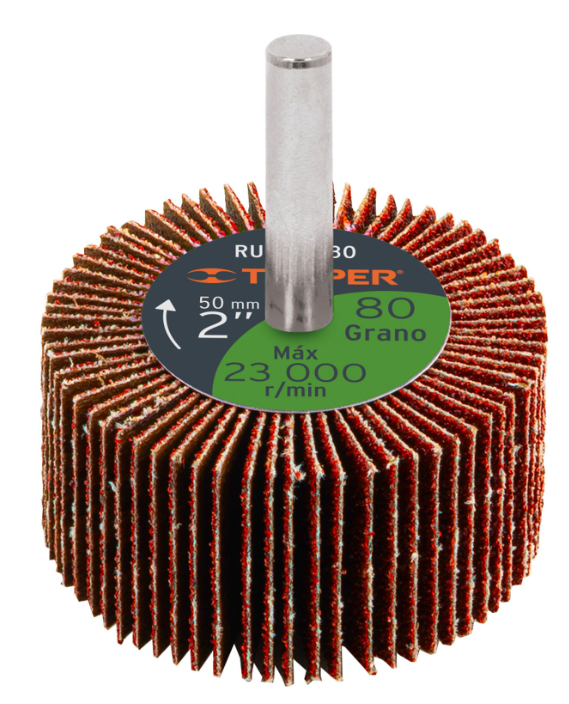 RUEDA FLAP DE 2" GRANO 80 13038 TRUPER