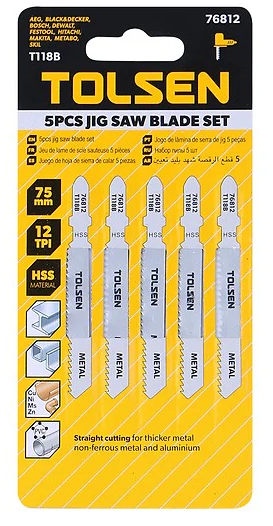SEGUETA PARA METAL 12 DIENTES 5 PZAS