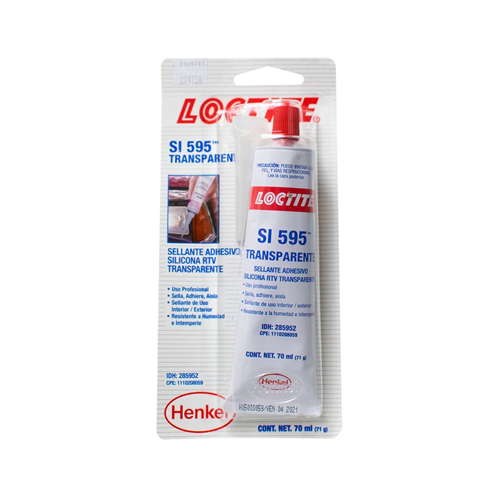 SILICON LOCTITE TRANSPARENTE 70ML