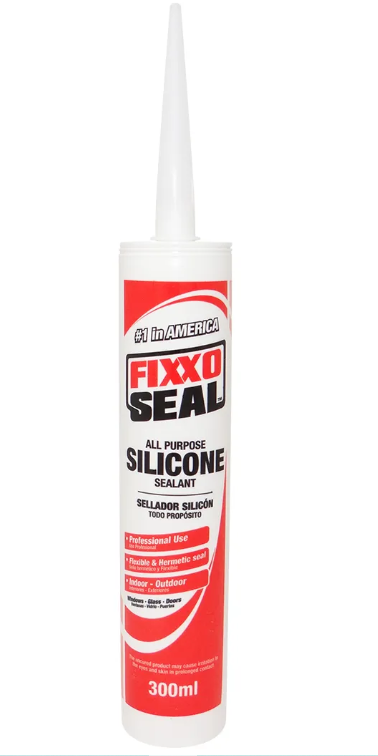 SILICON SEAL NEGRO 300ML FIXXO