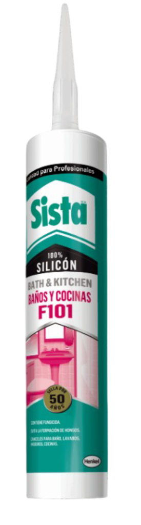 SILICON SISTA F101 BAÑOS Y COCINA TRANSPARENTE 300ml