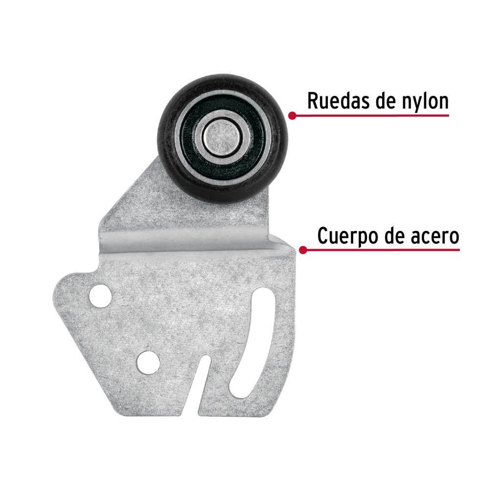 SISTEMA CORREDIZO PARA PUERTA DE CLOSET 48970 HERMEX