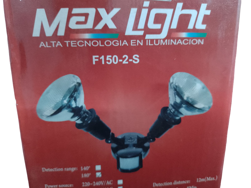 SOCKET DE INTERPERIE DOBLE CON BASE Y SENSOR NEGRO F-150-2S