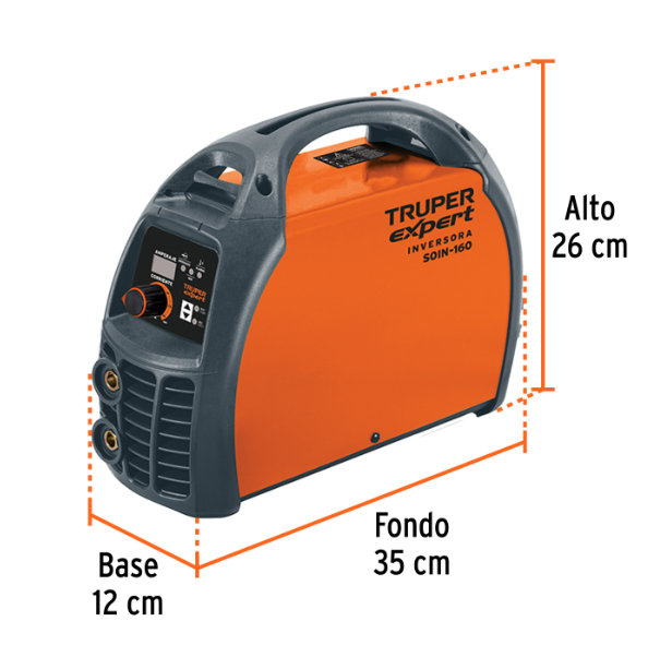 SOLDADORA INVERSORA 160 AMPERES 13694 TRUPER