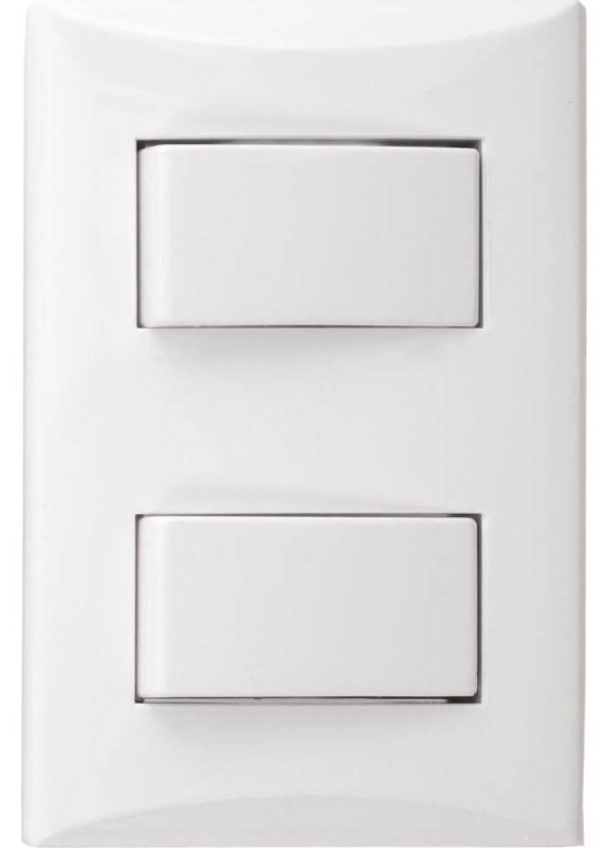 SWITCH DOBLE 3 WAY 15A BLANCO PLATA 1004-BW EAGLE