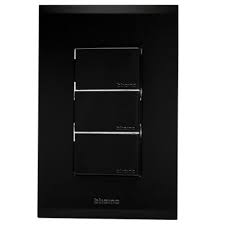 SWITCH TRIPLE 15A NOBILE NEGRO BTICINO AF2300EANG