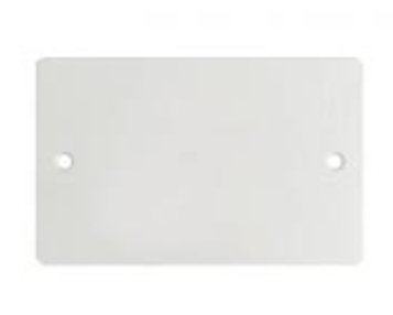 TAPADERA CUADRADA 4" PLASTICA BLANCA