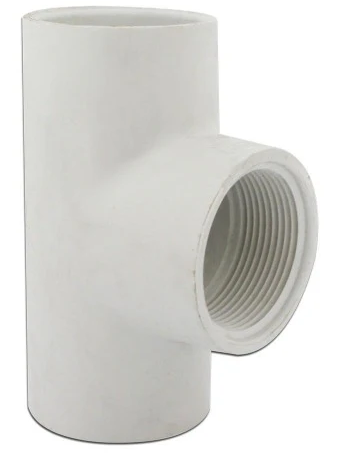 TEE PVC ROSCADO DE 3/4"