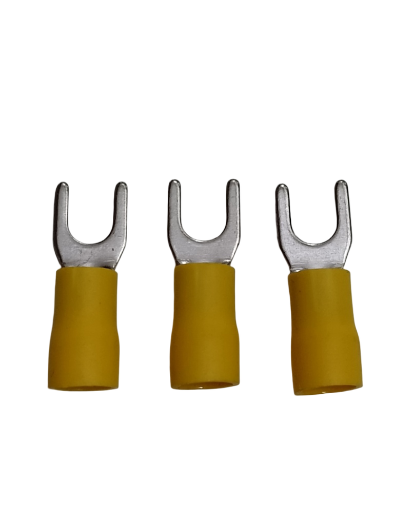 TERMINAL AMARILLA HORQUILLA 5.3MM 3/16