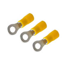 TERMINAL AMARILLA OJAL 6.5MM 1/4"