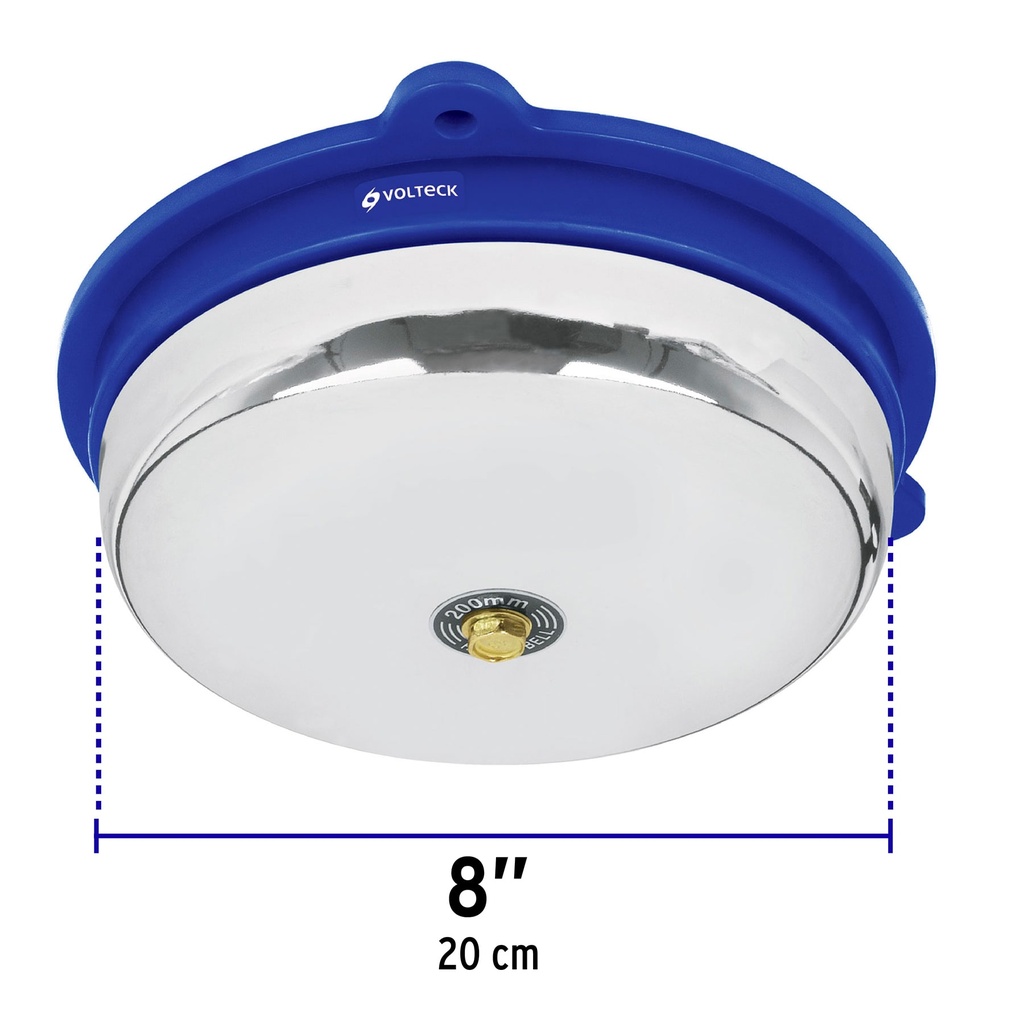 TIMBRE TIPO CAMPANA 8" VOLTEK
