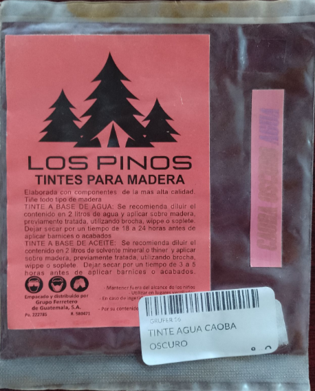 TINTE AGUA CAOBA OSCURO