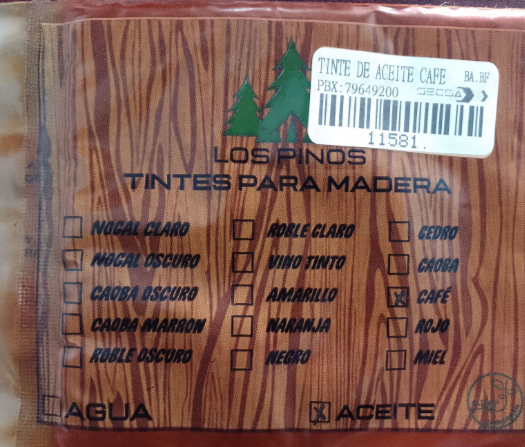 TINTE DE ACEITE CAFE